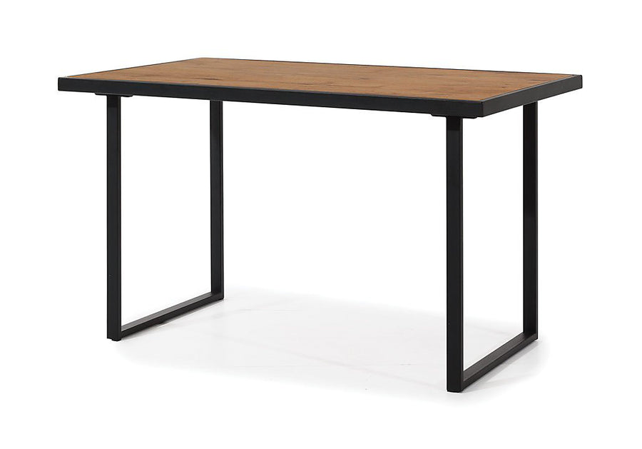 Loft Dining Table - Oak Lancelot & Black - H76cm W130cm D80cm