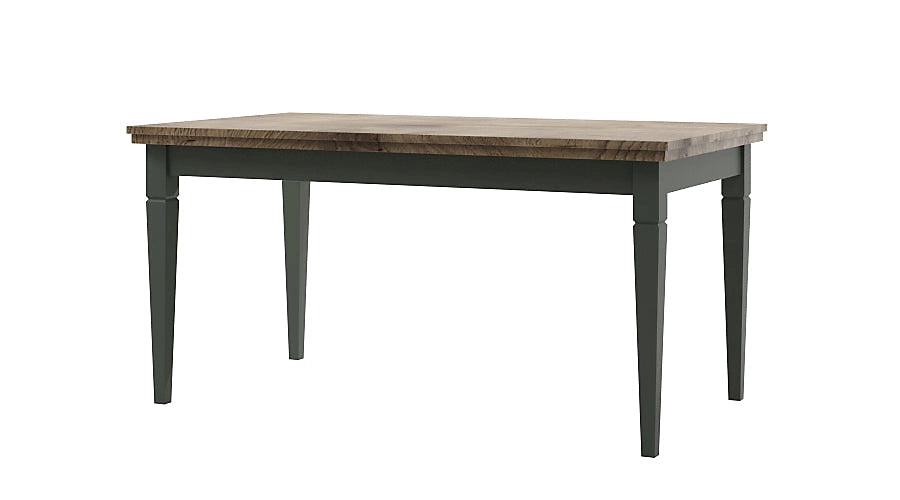 Evora 92 Extendable Dining Table W160-240cm H79cm D90cm - Green & Oak Lefkas, Versatile Seating