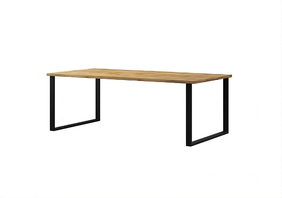 Halle 94 Dining Table W100cm H76cm L200cm - Oak Wotan, Timeless Minimalist Design