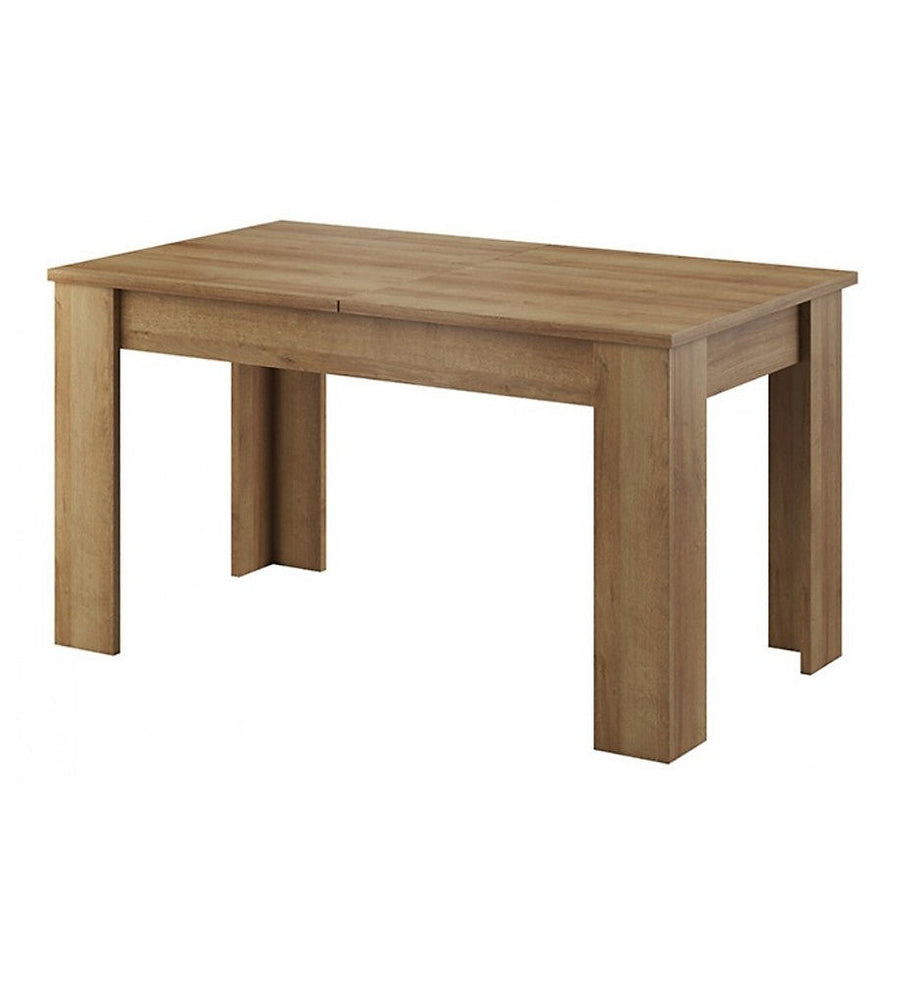 Elegant Sky Extending Dining Table H75cm W140-180cm D80cm in Riviera Oak