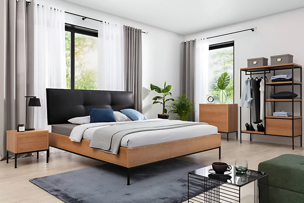 Loft Caramel Ottoman Bed
