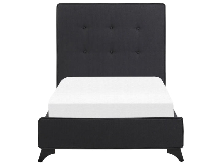 Bed Fabric Bornhart 90 x 200 cm (EU Single) Black
