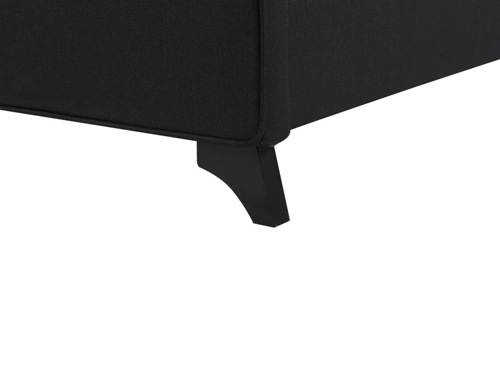 Bed Fabric Bornhart 90 x 200 cm (EU Single) Black