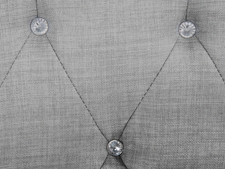 Bed Fabric Metz 90 x 200 cm Light Grey Dares