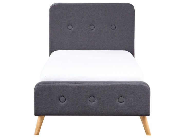 Bed Fabric 90 x 200 cm (EU Single) Dark Grey Edita