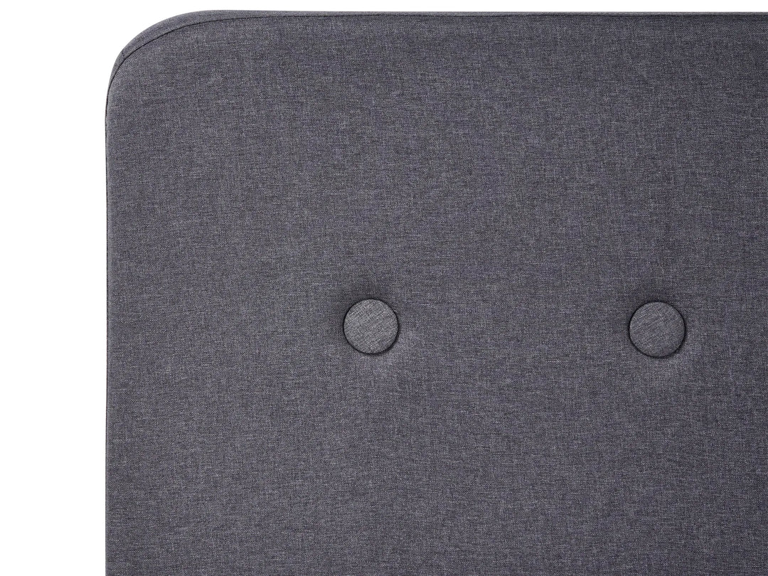 Bed Fabric 90 x 200 cm (EU Single) Dark Grey Edita