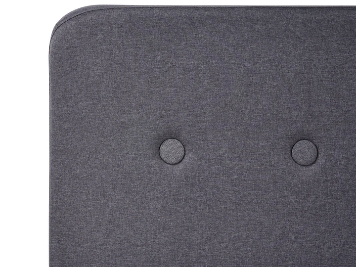 Bed Fabric 90 x 200 cm (EU Single) Dark Grey Edita