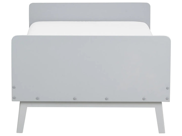 Bed Pine Wood 90 x 200 cm Grey Waldo