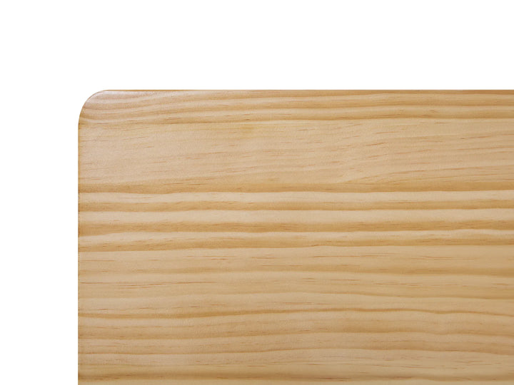 Bed Pine Wood Malyna 90 x 200 cm (EU Single) Light Brown