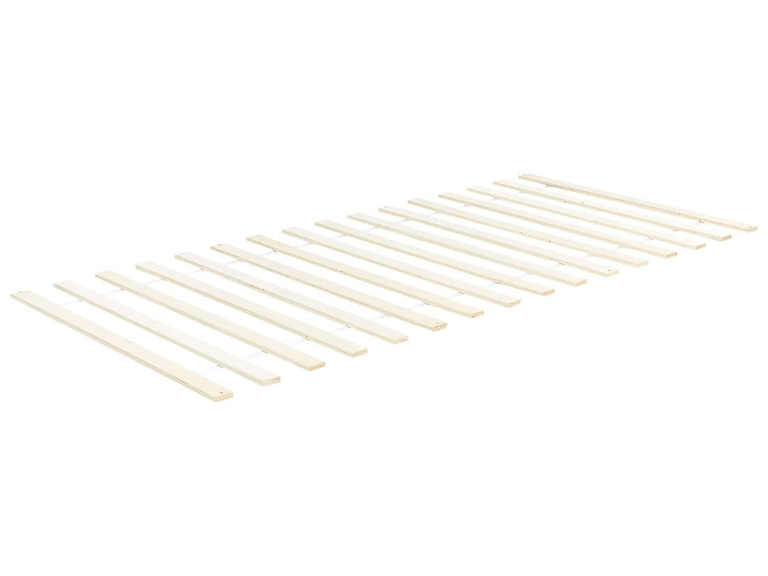 Bed Pine Wood Malyna 90 x 200 cm (EU Single) Light Brown