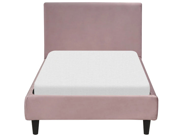 Bed Velvet Alguna 90 x 200 cm (EU Single) Pink