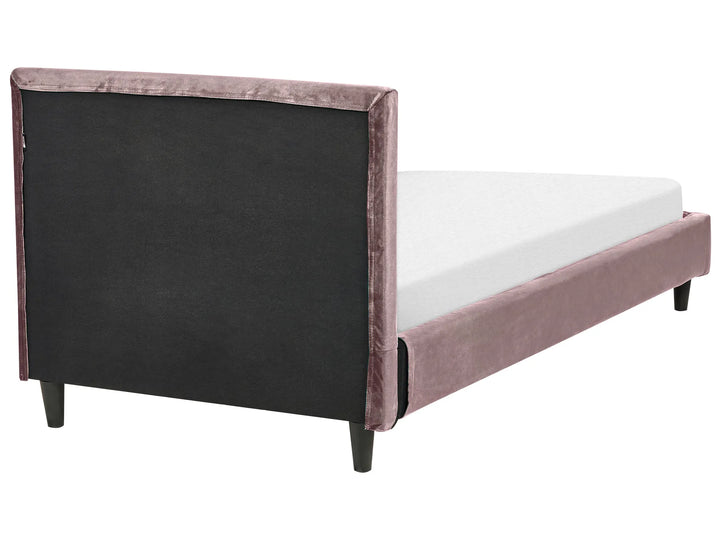 Bed Velvet Alguna 90 x 200 cm (EU Single) Pink