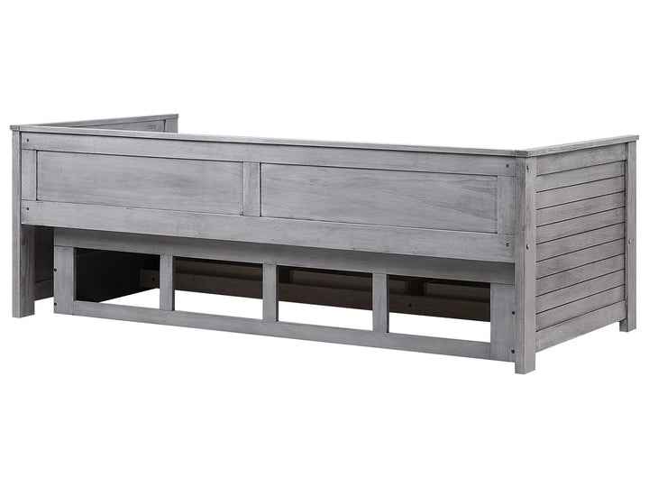 Bed with Storage Drawers Wood 90 x 200 cm Grey Codmar