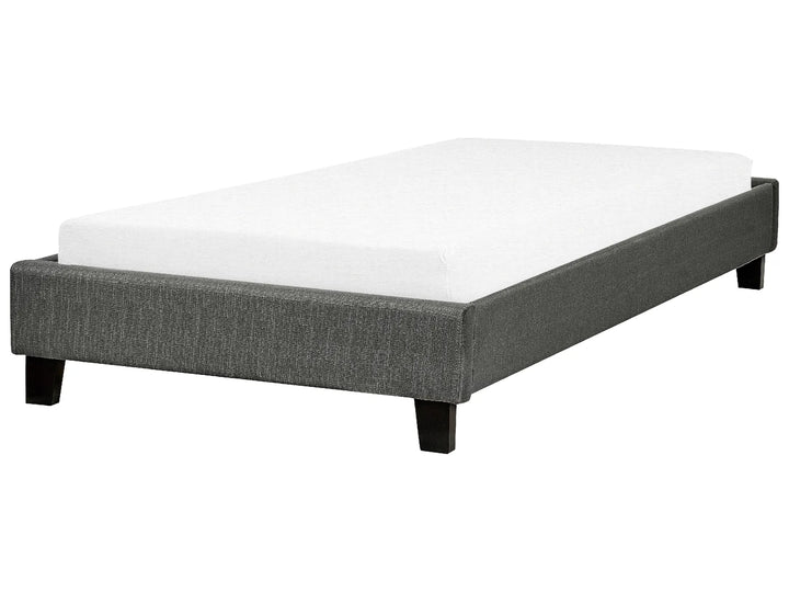 Bed without Headboard Fabric 90 x 200 cm (EU Single) Grey Malina