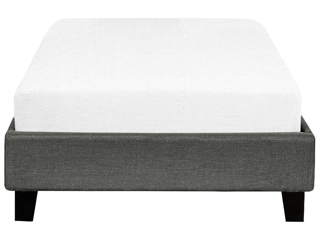 Bed without Headboard Fabric 90 x 200 cm (EU Single) Grey Malina