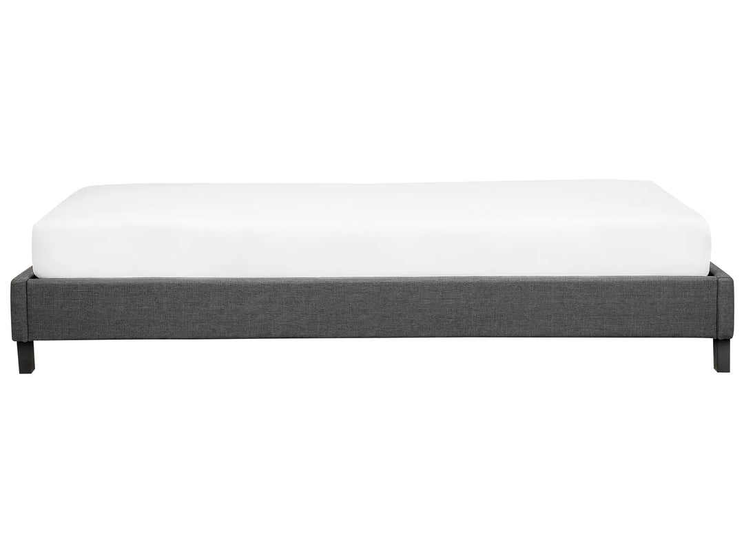 Bed without Headboard Fabric 90 x 200 cm (EU Single) Grey Malina