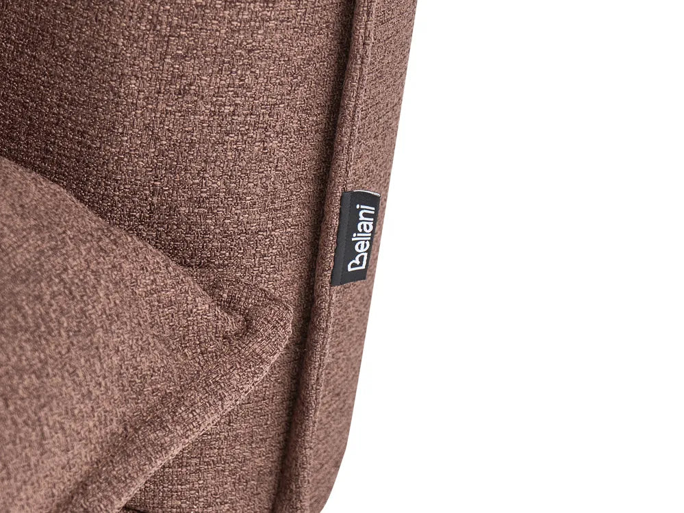 Sofa Bed 2 Seater Faux Linen Light Brown Aurelia