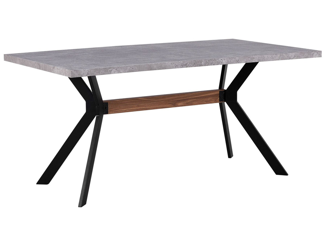 Benson Dining Table 160 x 90 cm Concrete Effect