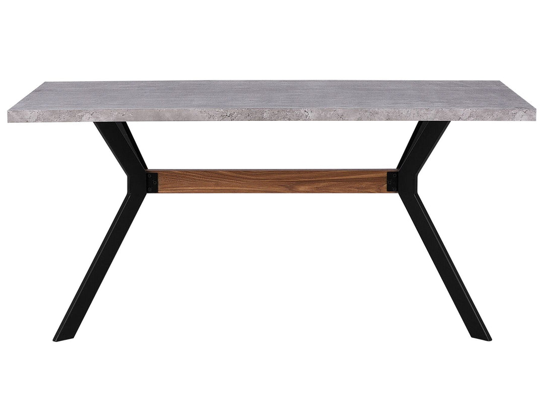 Parma Dining Table 160 x 90 cm Concrete Effect