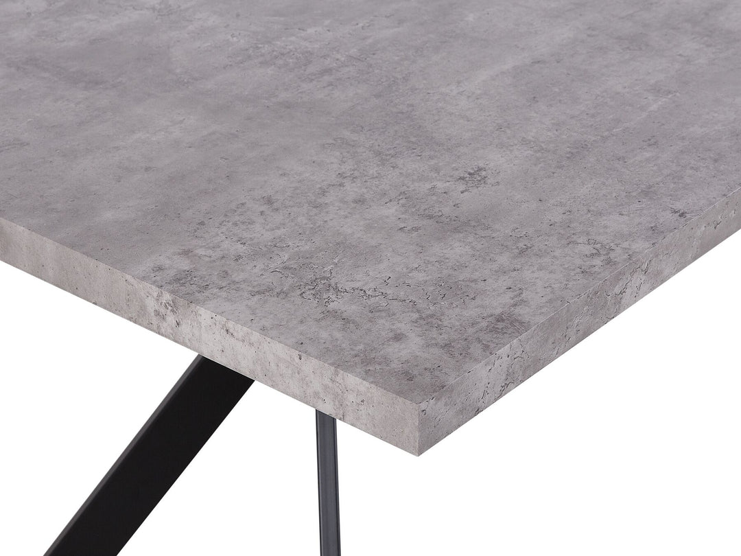 Parma Dining Table 160 x 90 cm Concrete Effect