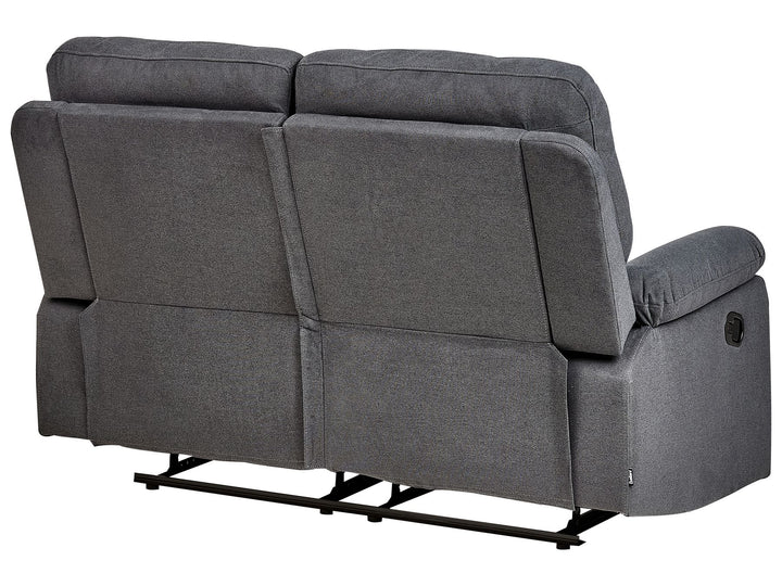 Bergen II 2 Seater Fabric Manual Recliner Sofa Grey