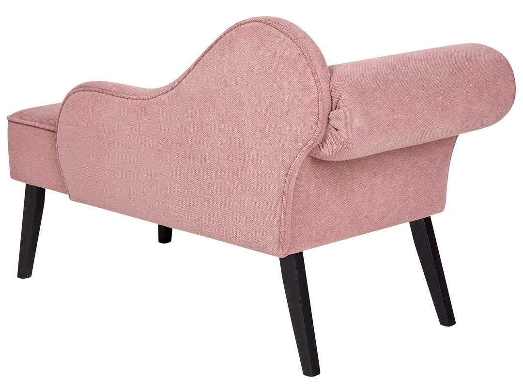 Biarritz Left Hand Fabric Chaise Lounge Pink