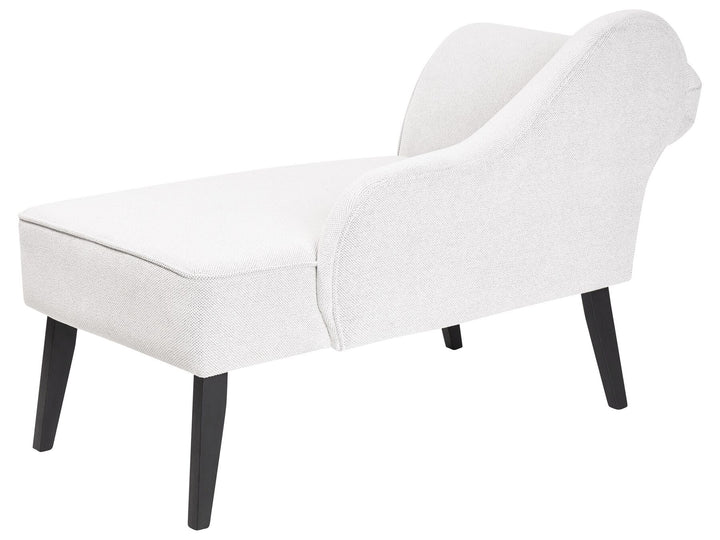 Biarritz Left Hand Fabric Chaise Lounge White