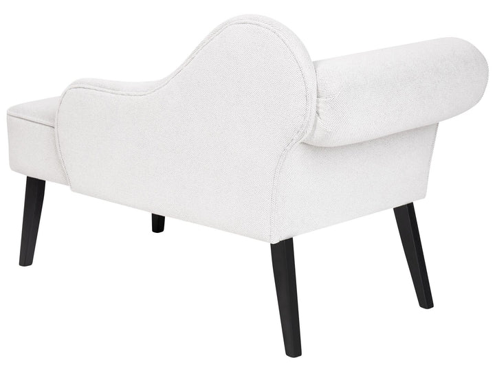 Biarritz Left Hand Fabric Chaise Lounge White