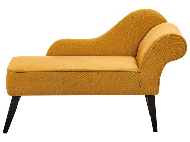 Biarritz Right Hand Fabric Chaise Lounge Mustard