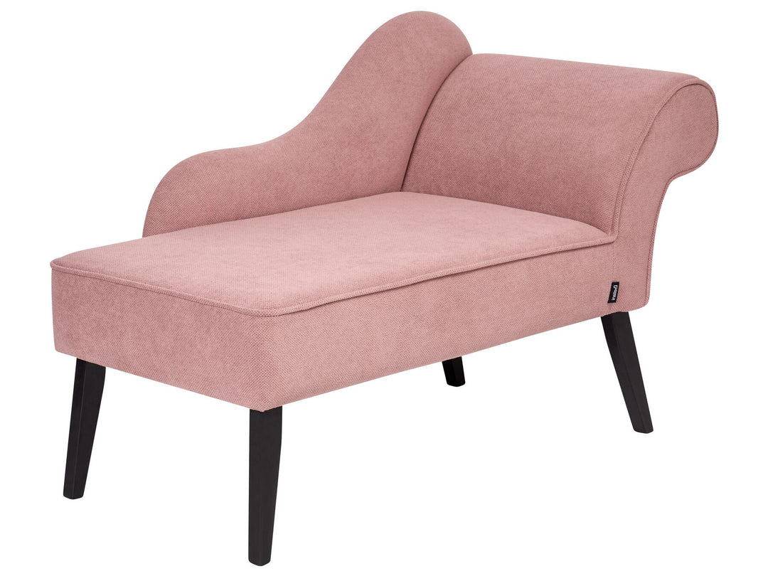 Biarritz Right Hand Fabric Chaise Lounge Pink