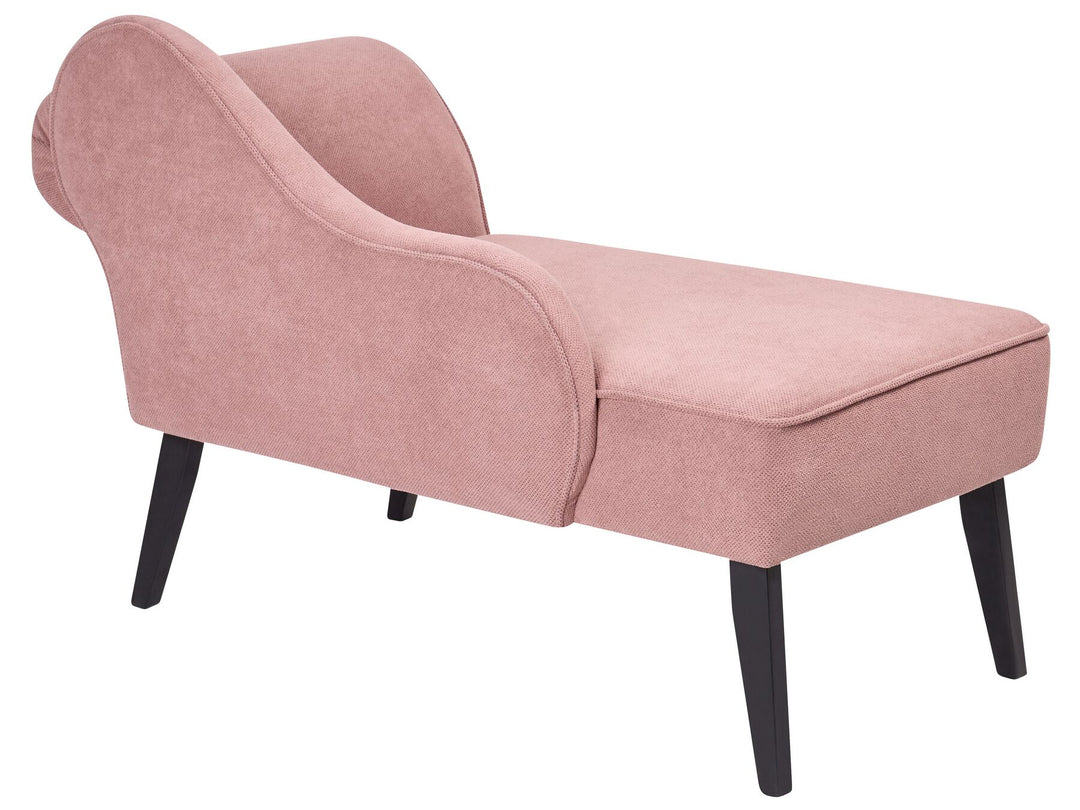 Biarritz Right Hand Fabric Chaise Lounge Pink