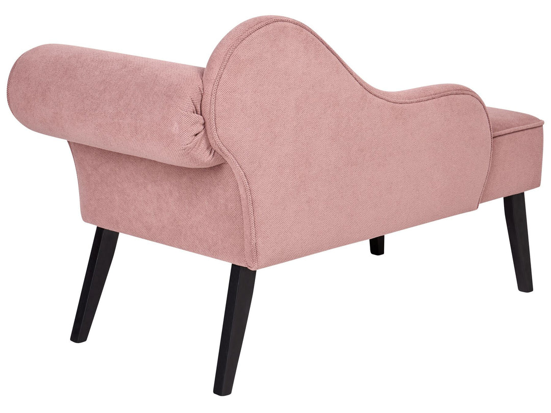 Biarritz Right Hand Fabric Chaise Lounge Pink