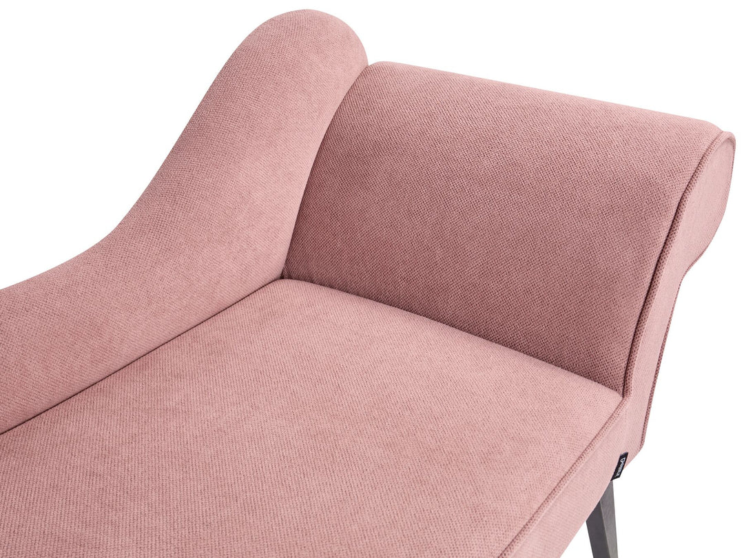 Biarritz Right Hand Fabric Chaise Lounge Pink