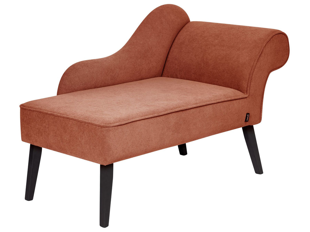 Biarritz Right Hand Fabric Chaise Lounge Red