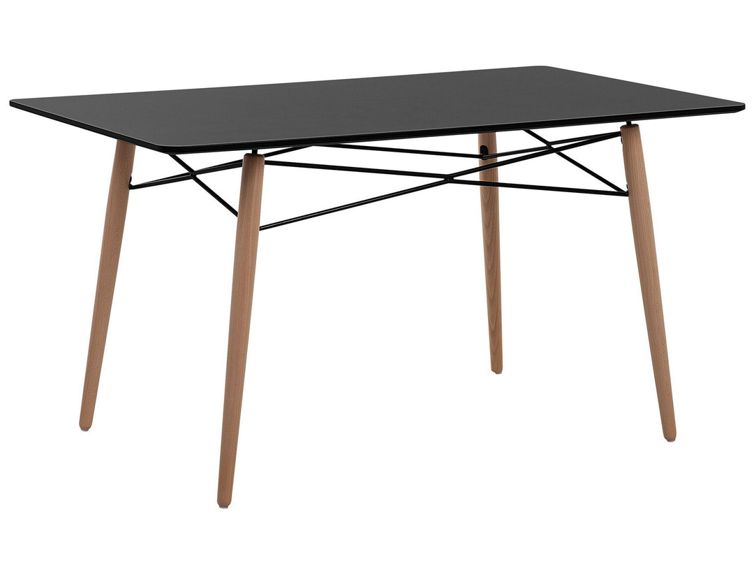 Biondi Dining Table 140 x 80 cm Black