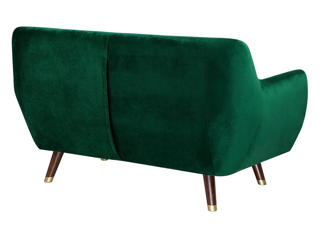 Bodo 2 Seater Velvet Sofa Emerald Green