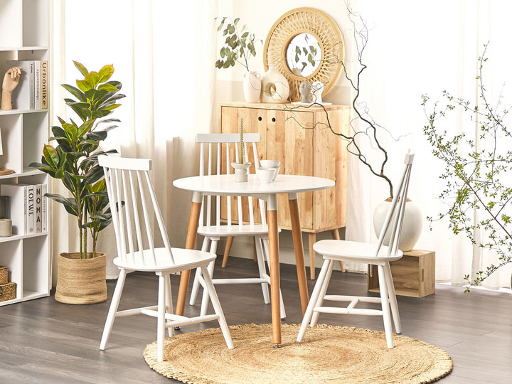 Boma Round Dining Table ⌀ 80 cm White