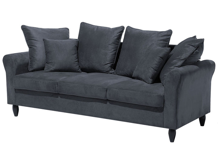 Bornholm 3 Seater Velvet Sofa Grey