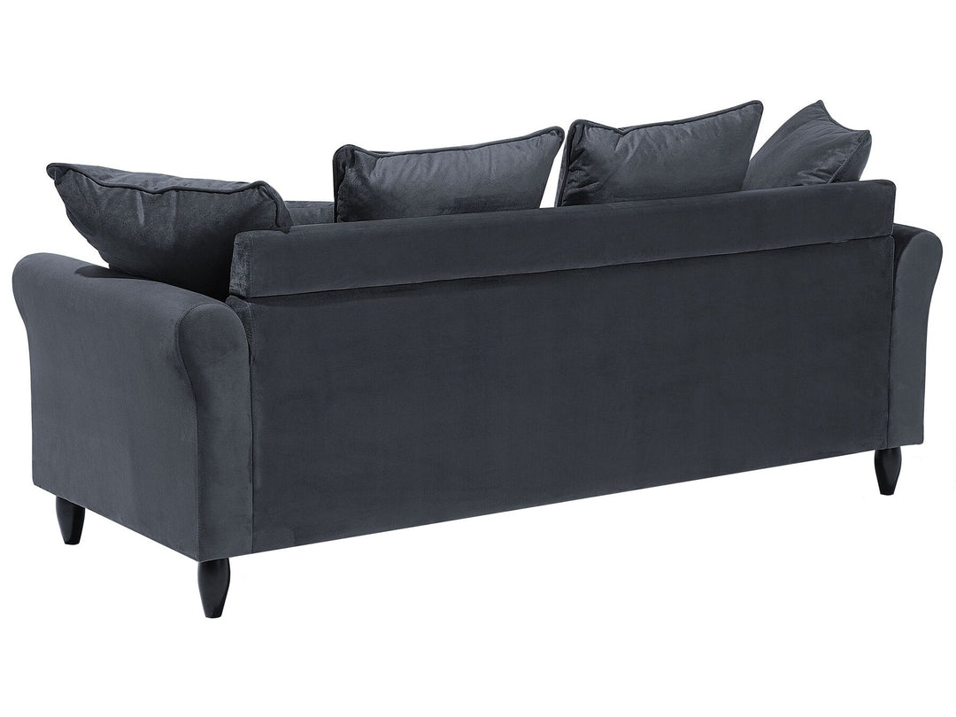 Bornholm 3 Seater Velvet Sofa Grey