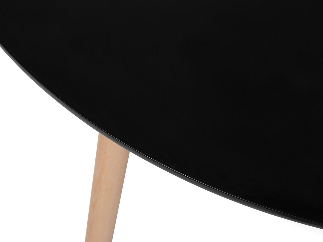 Nero Round Dining Table ⌀ 120 cm Black