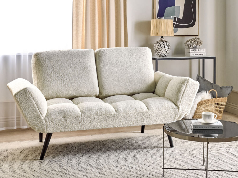 Brekke Sofa Bed Off-White Boucle