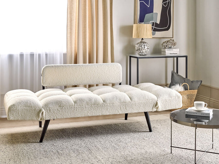 Brekke Sofa Bed Off-White Boucle