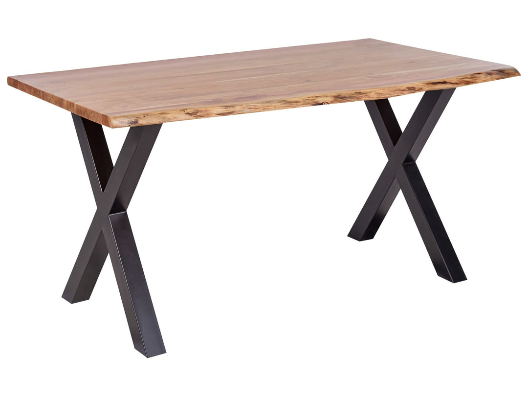 Brooke Acacia Dining Table 180 x 95 cm Dark Wood