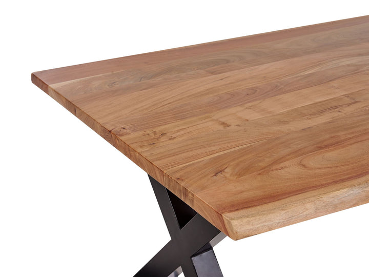 Yetter Acacia Dining Table 180 x 95 cm Dark Wood