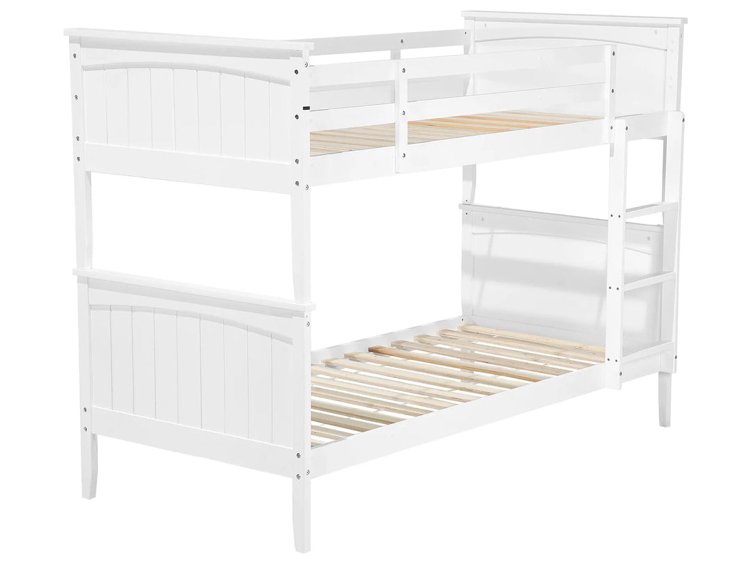 Bunk Bed Pine Wood  90 x 200 cm (EU Single) White Dorado