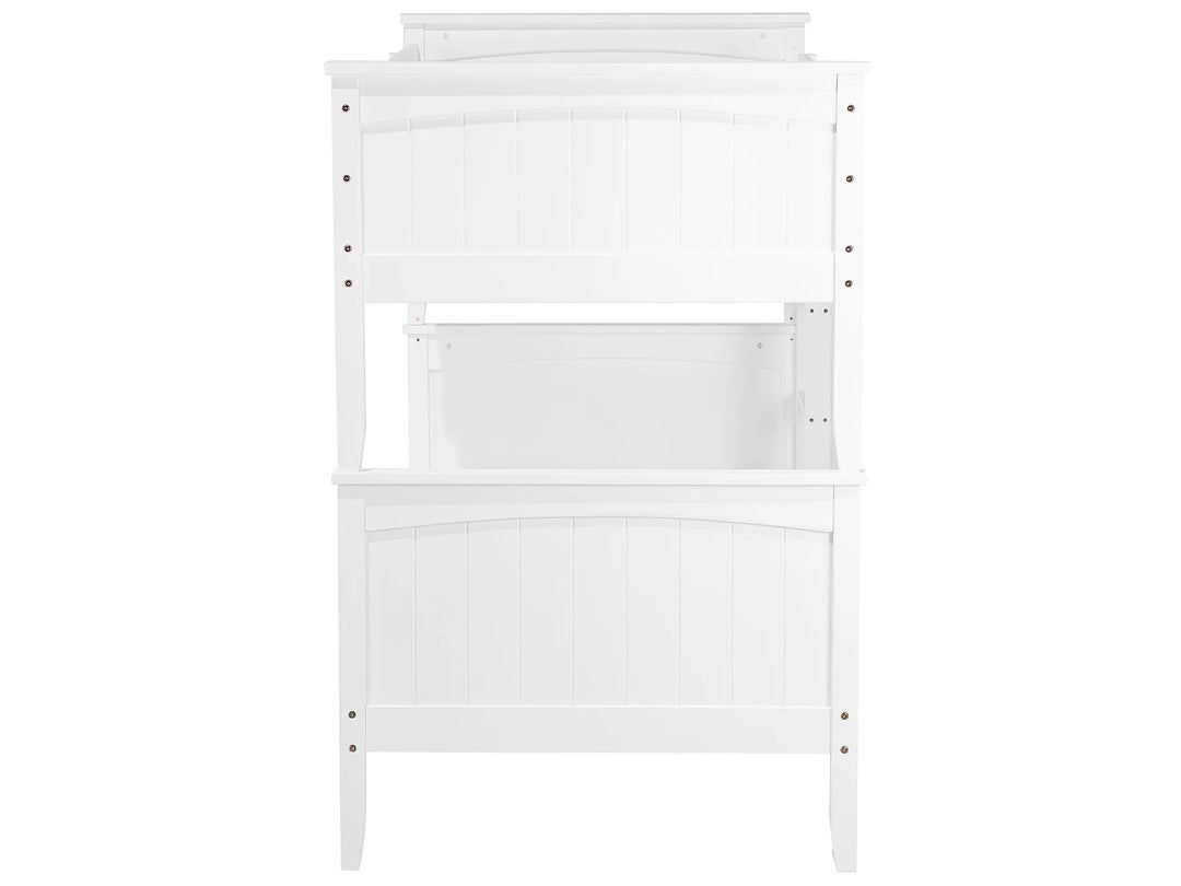 Bunk Bed Pine Wood  90 x 200 cm (EU Single) White Dorado