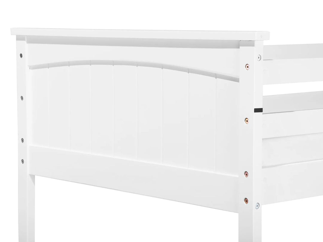 Bunk Bed Pine Wood  90 x 200 cm (EU Single) White Dorado