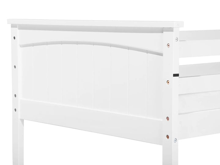 Bunk Bed Pine Wood  90 x 200 cm (EU Single) White Dorado