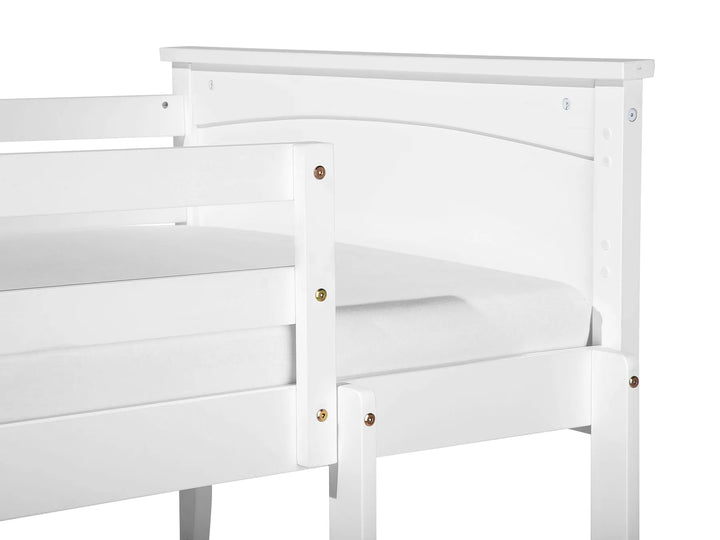 Bunk Bed Pine Wood  90 x 200 cm (EU Single) White Dorado