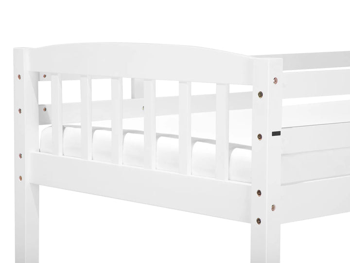 Bunk Bed Pine Wood 90 x 200 cm (EU Single) White  Ross